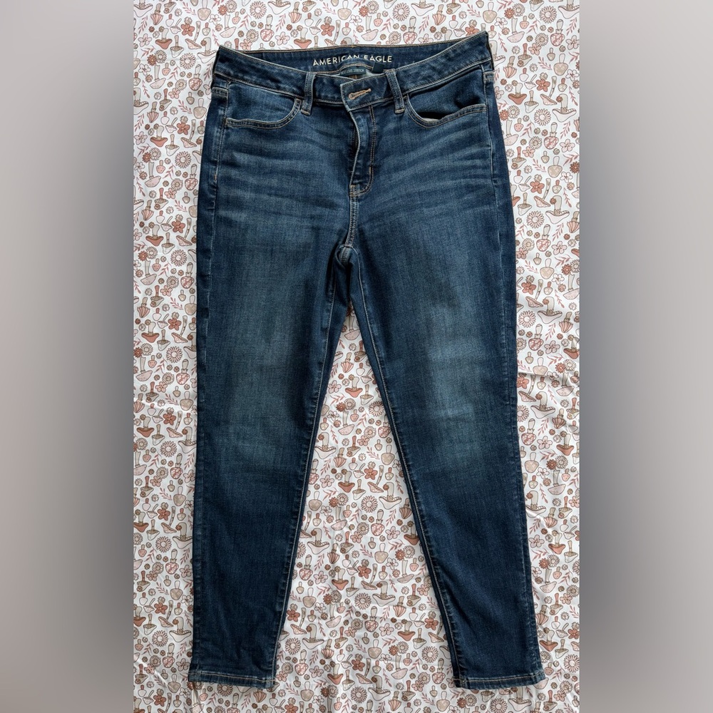American Eagle Outfitters Dark Blue Skinny Jeans